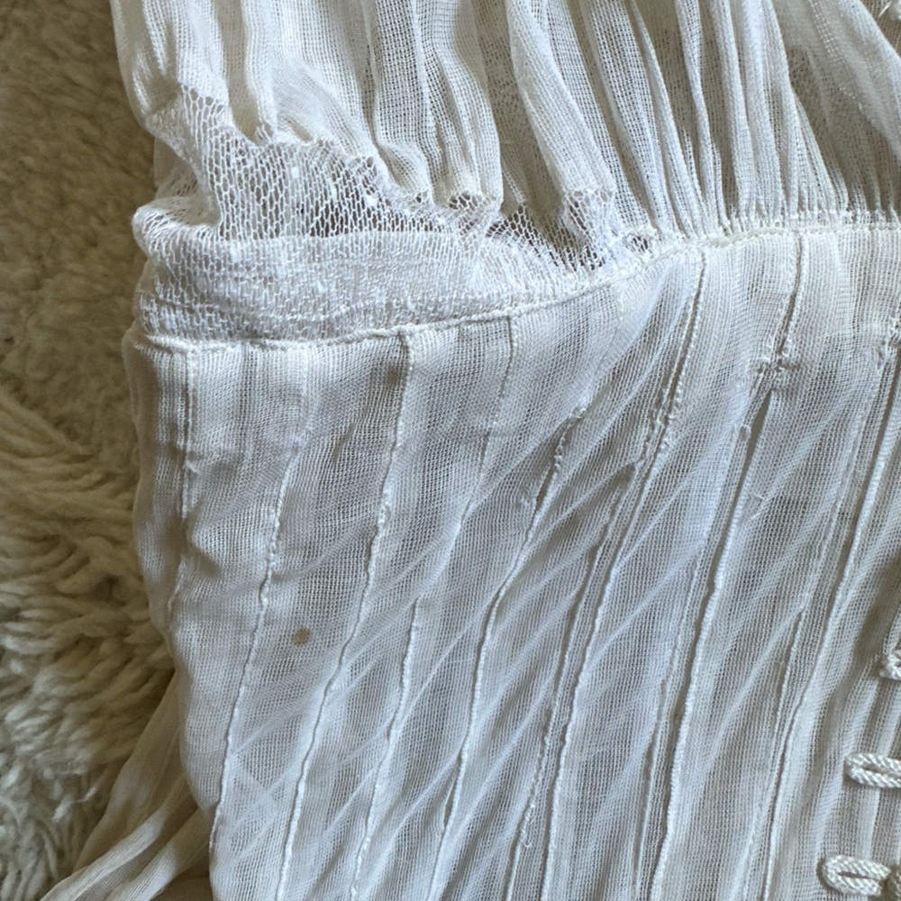 Antique Edwardian lawn dress wedding dress - Picture 8 of 14